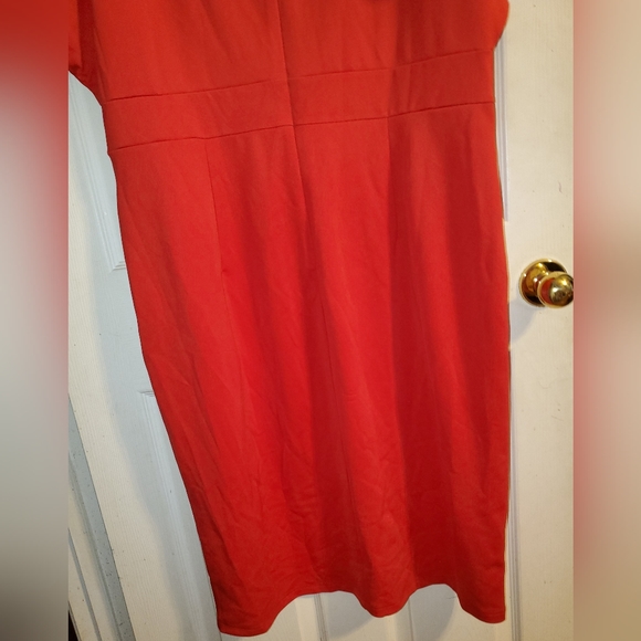 *SOLD* NWT Jasambac Red Bodycon Pencil Dress with Pockets - Picture 10 of 16
